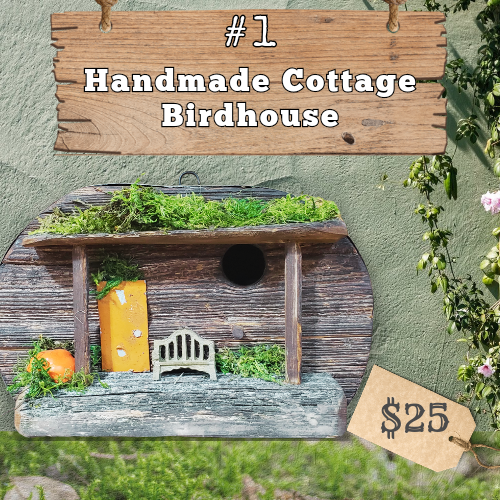 #1 Handmade Cottagecore Birdhouse